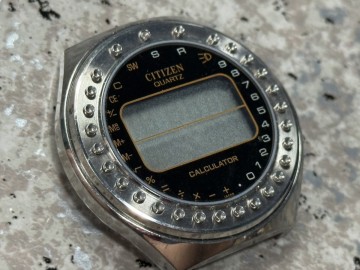 70年代 激レア 本体のみ CITIZEN CALCULATOR 49-9315 デジタル ヴィンテージ アンティーク 計算機 腕時計 シチズン カリキュレーター