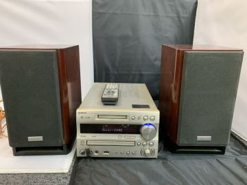 7278 ONKYO オンキョー CD MD ミニコンポ システムコンポ FR-N9NX D-N9NX コンポ オーディオ機器