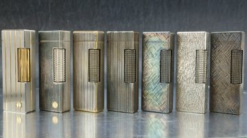 ダンヒル ライター 7点 シルバーカラー C.J刻印有 X線測定済み※火花確認済◆おたからや【R-LI05019】