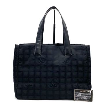 1円 CHANEL シャネルニュートラベル ナイロン レザー トート バッグ fH06105A