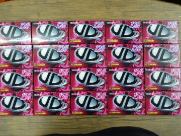 【NEW！新品未開封！￥1,000 Start】【cassette tape 20-SET, カセットテープ】AXIA UD2 120&times;10, 150&times;10 ハイポジまとめて20本セット