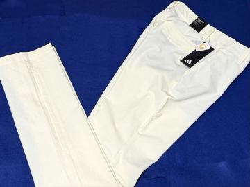 新品★アディダス ゴルフ EX-Stretch ULT365 ピンホール型 ベンチレーション 吸汗速乾 ウエストゴム ストレッチパンツ/春夏/アイボリー/w85