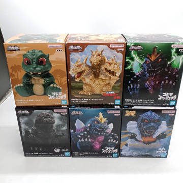 【ジャンク6体】 鎮座獣 フィギュア まとめ 東宝怪獣シリーズ リトルゴジラ キングギドラ スペースゴジラ ゴジラ すべて開封 