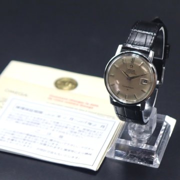 OMEGA オメガ コンステレーション クロノメーター 自動巻き 1966年製 天文台 星マーク 保証書/取説 新品革ベルト アンティーク メンズ