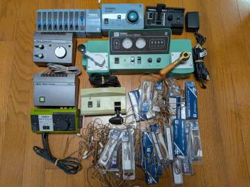 1円スタート　中古品　Nゲージ　コントローラー8点＆配線各種セット