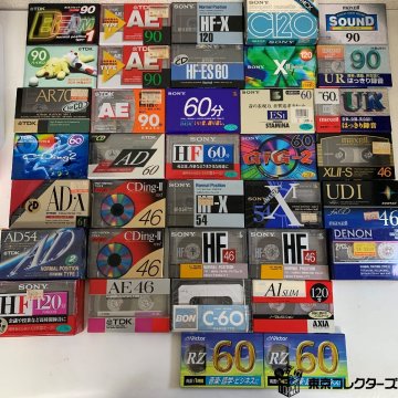 【未開封】録音用カセットテープ まとめて36点 TDK SONY maxell Victor BON AXIA DENON ソニー マクセル ※一部ワレ/シュリンク破れアリ 〇