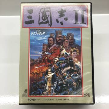 【中古品】三國志II/三國志2/三国志II/三国志2/PC-9801/KOEI/光栄/パソコンソフト/PCソフト/シミュレーション/PCゲーム/⑦