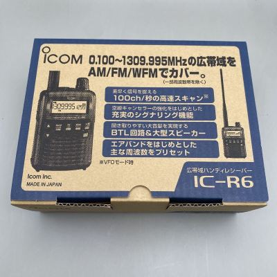  Icom アイコム 広帯域ハンディレシーバー IC-R6 箱付き 動作未確認（25366）