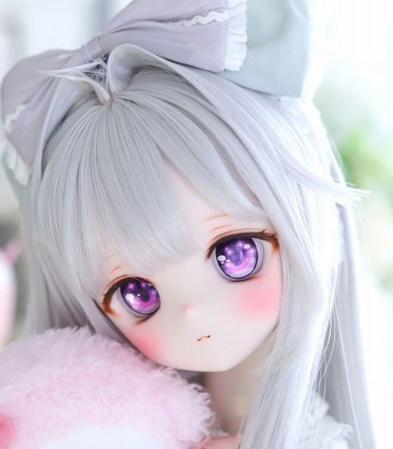 【LUCKY STAR】DDH-01 セミホワイト肌 カスタムヘッド+レジンアイ2種 