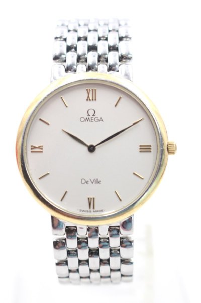 【ト静】★ OMEGA De Ville オメガ デビル Ref. 395.2378 Cal.1478 ラウンドケース スイス製 裏蓋難有 動作未確認 中古現状販売 GE847GCG73