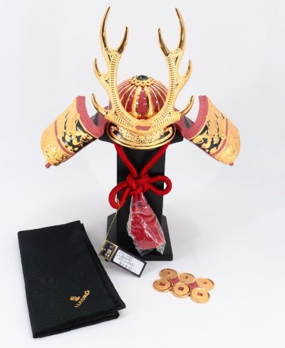 【ト長】◎LLADRO リヤドロ 兜 兜平飾り 五月人形 節句 こどもの日 端午の節句 真田幸村 西洋陶器 箱付き ID128IOS27