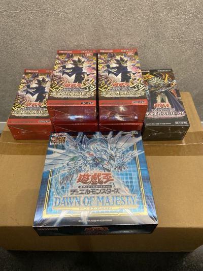 遊戯王　デュエリストパック　ドーンオブマジェスティ　遊戯王OCG シュリンク付き
