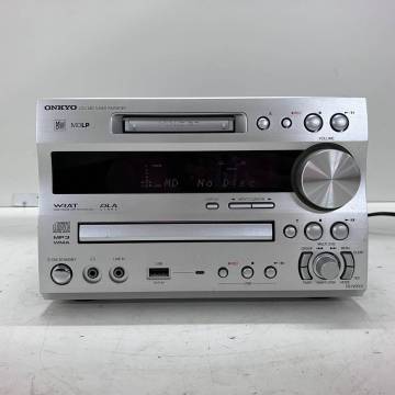 ◆ 【ジャンク品】 ONKYO オンキョー オーディオ機器 CD MD チューナーアンプ 2011年製 FR-N9NX 現状品