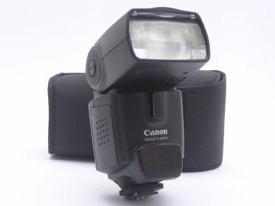 1円スタート★ハローカメラ★4120 キャノン CANON SPEEDLITE 430EX No.128735 Case付 動作品 良品 即決あり