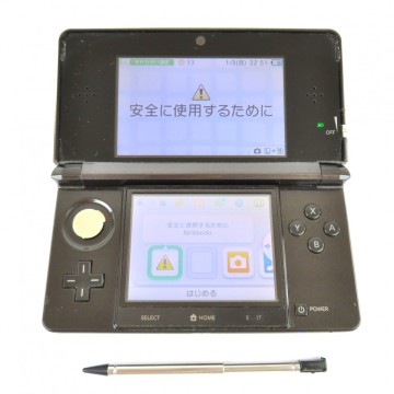 任天堂 ニンテンドー NINTENDO 3DS 本体 CTR-001(JPN) コスモブラック タッチペン 0914-006