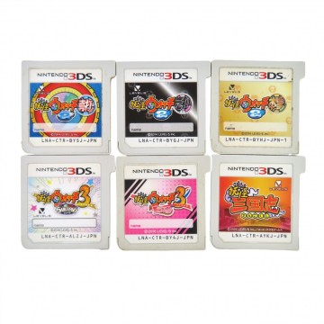 まとめ 6点 3DSソフト 妖怪ウォッチ3 スキヤキ テンプラ 妖怪ウォッチ2 真打 元祖 本家 三国志 0913-066