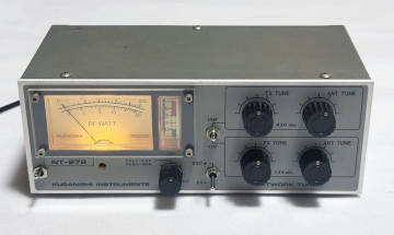 クラニシ KURANISHI NT-272 144 430MHz アンテナチューナー LED照明 スイッチ追加 中古