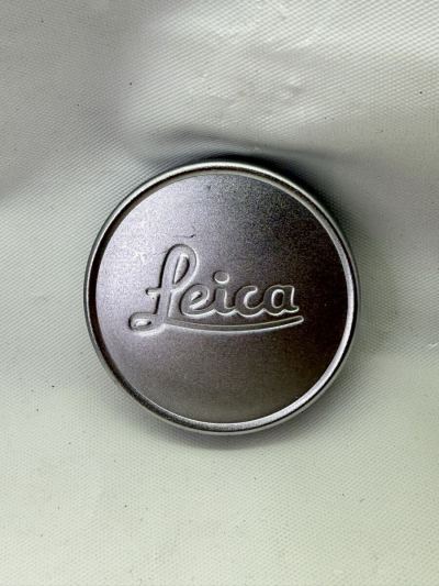 Leica ライカ 純正 42mm レンズフロントキャップ かぶせ式 メタル製 シルバー