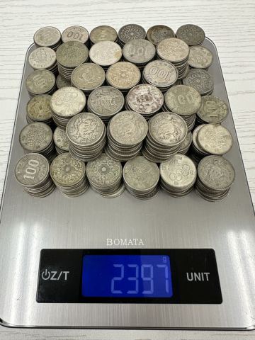 【B3803-l】 古銭　100円 銀貨 500枚　まとめ　鳳凰 オリンピック 稲穂 記念硬貨 硬貨 日本 コレクション