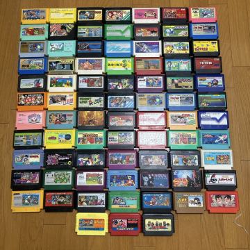 良品ファミコンソフト80本セット②