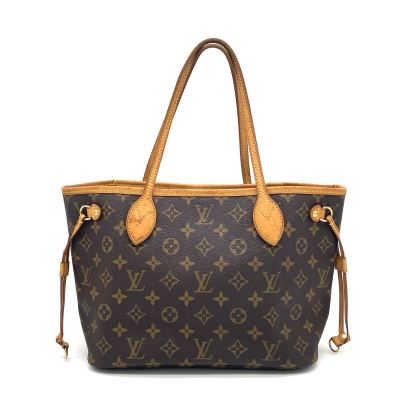 1円 良品 LOUIS VUITTON ルイヴィトン モノグラム ネヴァーフルPM トートバッグ ショルダーバッグ M40155