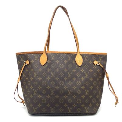 1円 良品 LOUIS VUITTON ルイヴィトン モノグラム ネヴァーフルMM トートバッグ ショルダーバッグ M40156