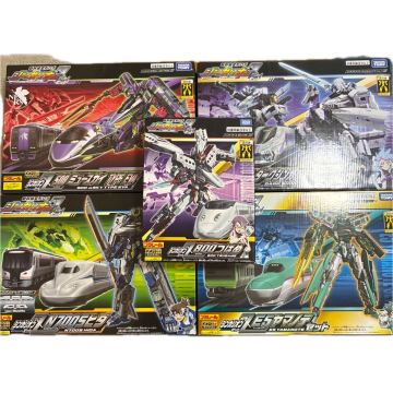 【1円スタート】シンカリオンZ 5点セット TYPE EVA ダークシンカリオン N700S HIDA 800つばめ E5ヤマノテ シール未貼付 美品