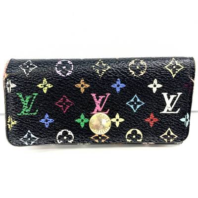 1円～ 6TA71690826 LOUIS VUITTON ルイ ヴィトン モノグラムマルチカラー ミュルティクレ4 4連キーケース ブラック系 CT2142 中古品