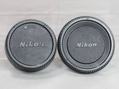 082328 【良品 ニコン】 Nikon BF-1 ボディキャップ ＆ LF-1 レンズリアキャップ