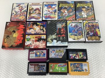 D558-80【FCゲームソフト17本まとめ売り】MADARA/ファミスタ90/独眼竜政宗/三国志/ドラゴンボール 悟空伝/他/ファミリーコンピュータ/t