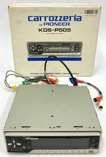 E0002-2608-0141 1円出品 カーオーディオ Pioneer パイオニア carrozzeria カロッツェリア KDS-P505 カセットプレーヤー 箱付き 動作未確認