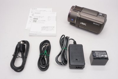 【中古ビデオカメラ】4Kハンディカム FDR-AX45(TI) ブロンズブラウン ■SONY★Joshin9770(現状品)【1円開始・送料無料】