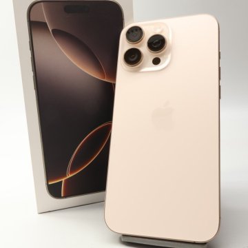 Apple iPhone16 Pro Max 256GB デザートチタニウム A3295 MYWJ3J/A バッテリ93% ■SIMフリー★Joshin4086【1円開始・送料無料】