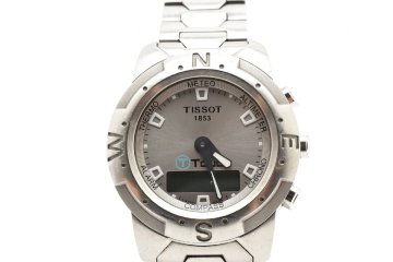 TISSOT ティソ T-TOUCH T-タッチ 251/351 シルバー 2針 ラウンド ステンレス 3BAR Quartz 腕時計 ウォッチ