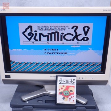 1円～ 動作品 FC ファミコン ギミック! Gimmick サンソフト SUNSOFT 箱説ハガキ付【10