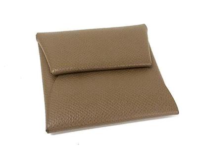 1円 ■美品■ HERMES エルメス バスティア ヴォーエプソン コインケース コインパース 小銭入れ D刻印 2019年 ブラウン系 EA4285