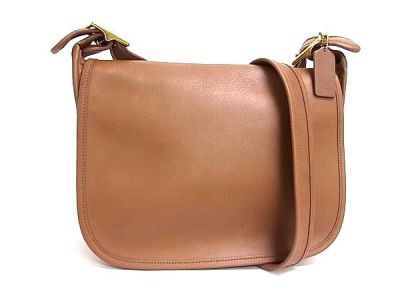 1円 ■極美品■ COACH コーチ 09951 オールドコーチ ヴィンテージ レザー クロスボディ ショルダーバッグ 斜め掛け ブラウン系 HF1180
