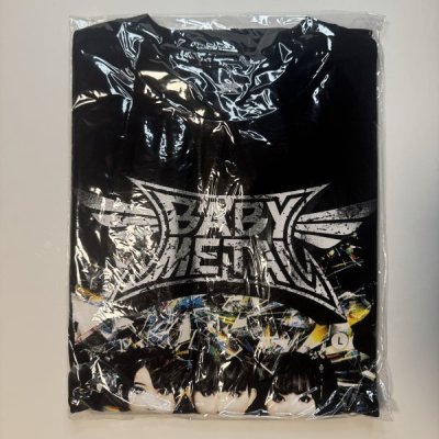 【レア】BABYMETAL UK LONDON O2 ARENA オフィシャルツアーTEE Lサイズ/ ベビーメタル ベビメタ ヨーロッパ ロンドン グッズ Tシャツ