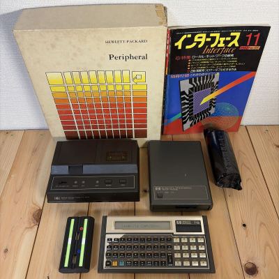 HEWLETT-PACKARD HP-71B ポケコン ポケットコンピュータ 82161A カセットドライブ 82169A HP-IBインターフェース セット 難あり