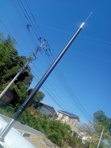 ３．５〜３．８Mhz　ヘリカル　８分の５&lambda;　１００ｃｍ　やや太　ワンオフ　ＳＷＲ　動作確認済