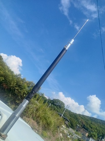 ＣＢ　２８〜２９mhz　10mFM　超極短　ヘリカル　４３cm　８分の５&lambda;　ワンオフ　ＳＷＲ　動作確認済