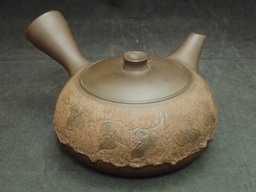 S38☆常滑焼 杉江陶寿 急須 煎茶道具 茶器 茶注 (60)