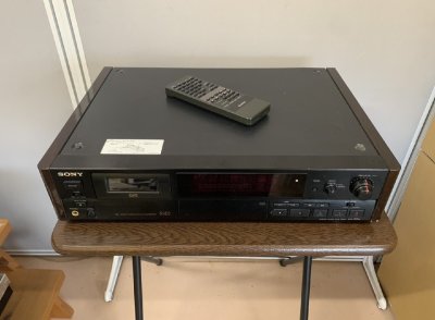 SONY ソニー DTC-59ES DIGITAL AUDIO TAPE DECK リモコン RM-D57A オーディオ 通電OK