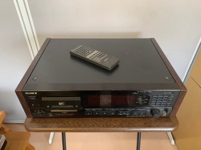 SONY ソニー DTC-77ES DIGITAL AUDIO TAPE DECK リモコン RM-D77A オーディオ 通電OK