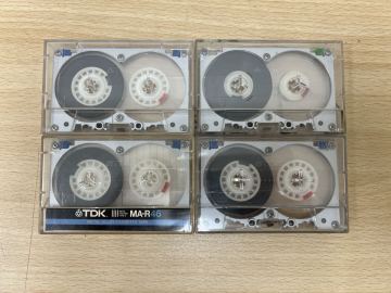 【レ430】 カセットテープ TDK 使用済み MA-R46 メタルポジション メタルテープ METAL TAPE 計4品 まとめて