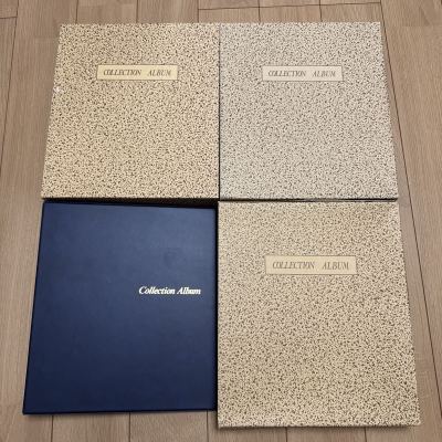 ストックブック　 表紙のみ　テージー CA306、CA-30 切手収納用コレクションアルバム　追加式　4冊まとめ　ゆうパック80サイズ