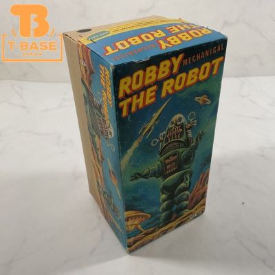 1円～ ビリケン商会 ロビー・ザ・ロボット ブラック ブリキ玩具 ぜんまい