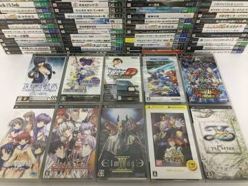 ★☆ヘ526 PSP ソフト 100本 まとめ売り 頭文字D 新ギレンの野望 エルミナージュ3 イレギュラーハンター 攻殻機動隊 FF4 イース7 CLANNAD