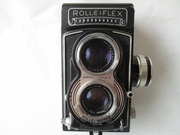 F17 ROLLEI FLEX Carlzeiss 1:2.8/75 1:3.5 F75㎜ ローライ 中判 二眼レフ フィルムカメラ 現状品 府中市