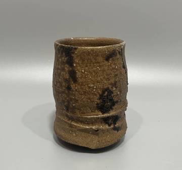 MUA▼ 隠崎隆一「備前湯呑」 共箱 布 栞 /備前/湯呑/カップ/本物保証